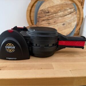 Presto Black and Red Stuffer Kitchen Appliance